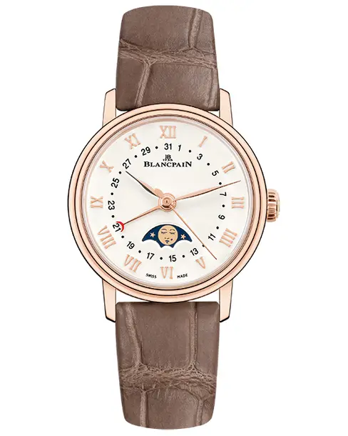 Villeret Dame Quantième Phases de Lune - Cortina Watch Singapore