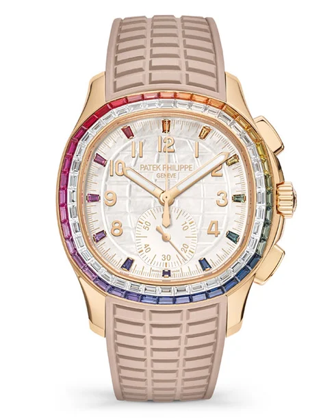 Aquanaut Luce Rainbow Chronograph - Cortina Watch Singapore