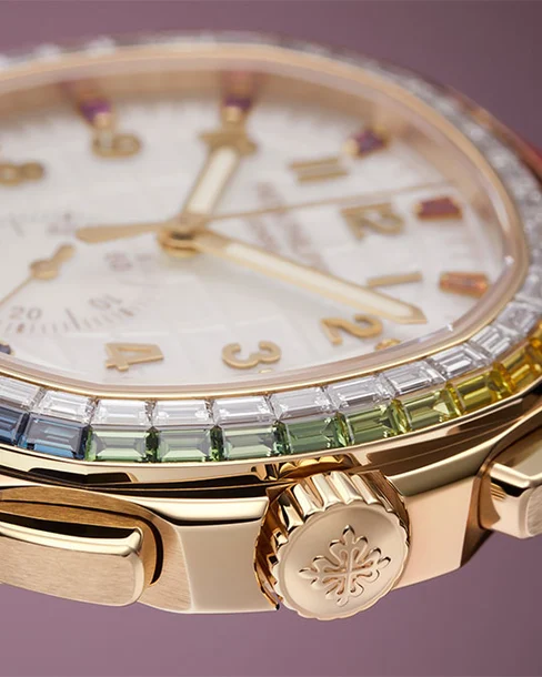 Aquanaut Luce Rainbow Chronograph - Cortina Watch Singapore