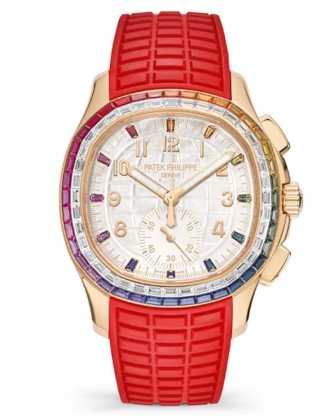 Aquanaut Luce Rainbow Chronograph - Cortina Watch Singapore