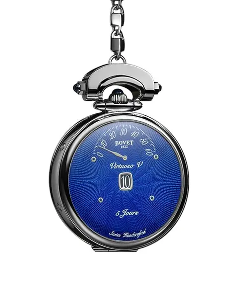 Virtuoso V Blue Guilloché - Cortina Watch Singapore