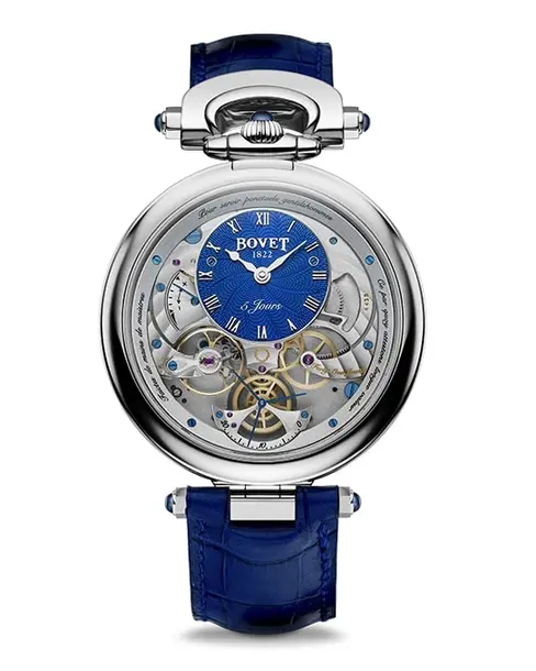 Virtuoso V Blue Guilloché - Cortina Watch Singapore