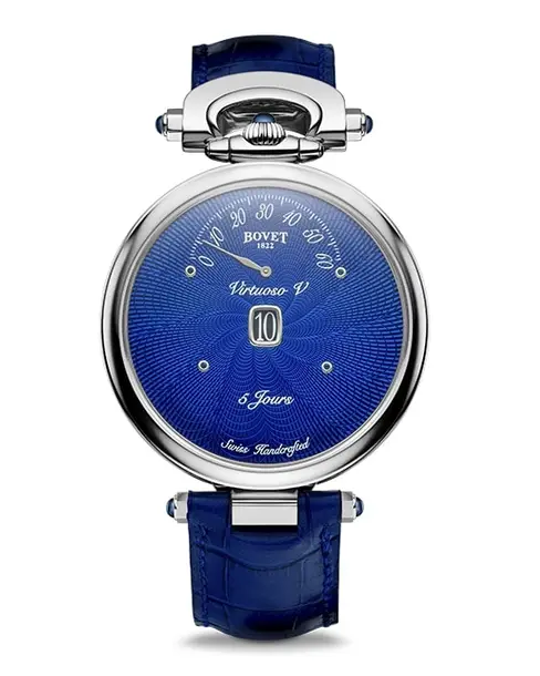 Virtuoso V Blue Guilloché - Cortina Watch Singapore