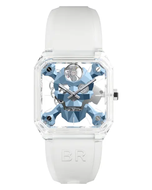 BR 01 Cyber Skull Sapphire Ice Blue - Cortina Watch Singapore
