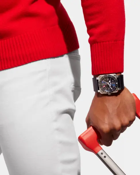 BR 03-93 GMT Blue - Cortina Watch Singapore