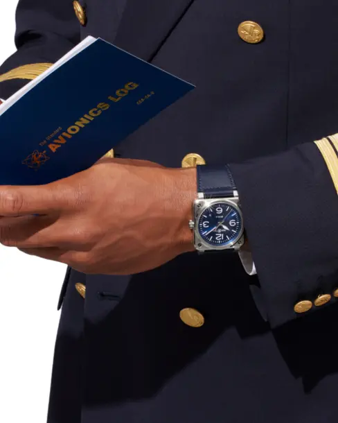 BR 03 Blue Steel - Cortina Watch Singapore