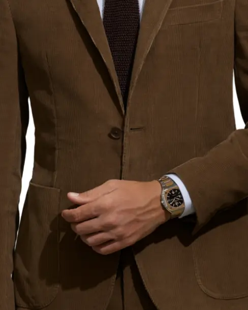 BR 05 Black Steel & Gold - Cortina Watch Singapore