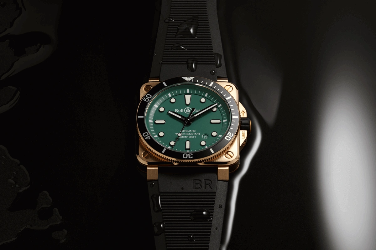 Unveiling Bell & Ross BR 03-92 Diver Black & Green Bronze - Cortina Watch Singapore