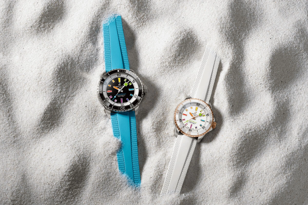 Dive Into Colour: Breitling Refreshes its Superocean Collection - Cortina Watch Singapore