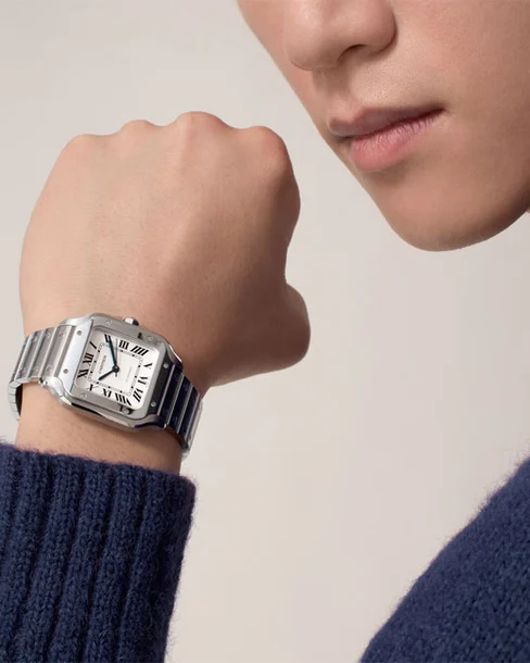 Santos de Cartier Medium Model - Cortina Watch Singapore