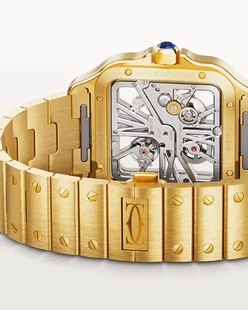 Santos de Cartier Skeleton - Cortina Watch Singapore