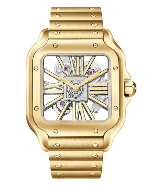 Santos de Cartier Skeleton - Cortina Watch Singapore