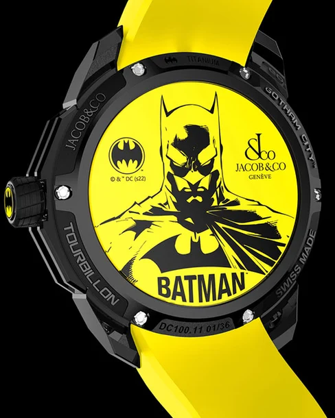 Gotham City Black DLC Titanium - Cortina Watch Singapore