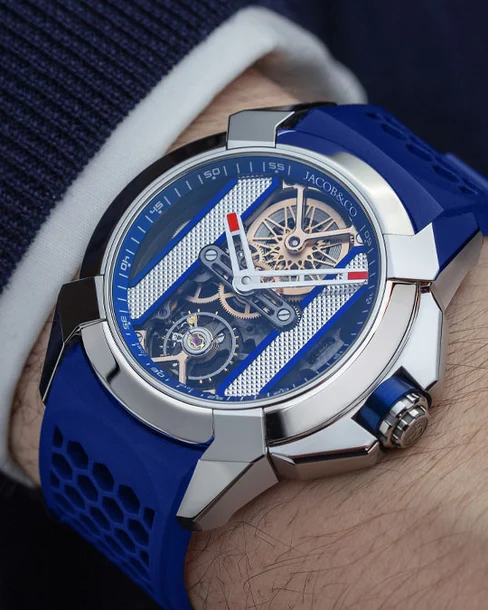 Epic X Stainless Steel - Blue Inner Ring - Cortina Watch Singapore