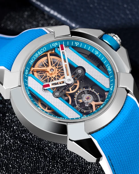 Epic X Stainless Steel - Light Blue Inner Ring - Cortina Watch Singapore