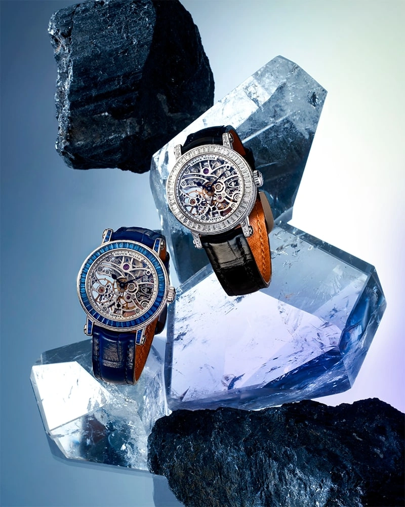 Franck Muller’s Round Skeleton Baguette 31 Dazzles on All Fronts - Cortina Watch Singapore