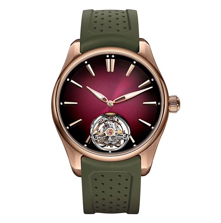 Pioneer Tourbillon Burgundy - Cortina Watch Singapore