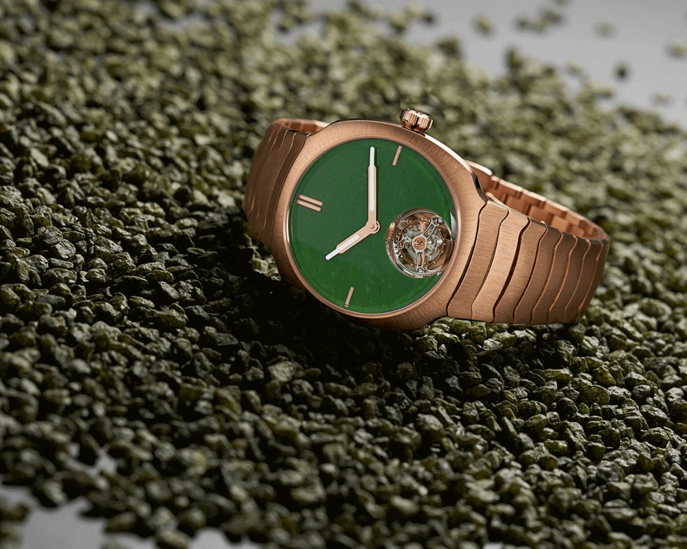亨利慕时 (H. Moser & Cie.) 疾速者系列陀飞轮怀俄明玉石限量版腕表：以“矿世”佳作演绎视觉交响盛宴 - Cortina Watch Singapore