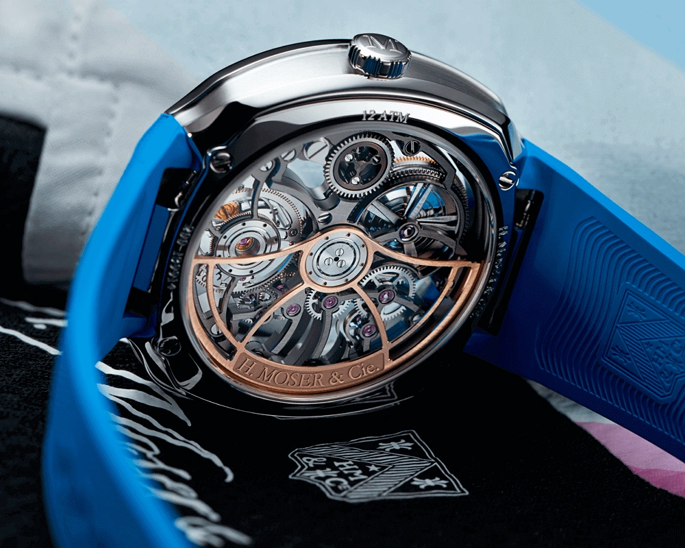 H. Moser & Cie. Unveils the Streamliner Cylindrical Tourbillon Skeleton Alpine Limited Edition - Cortina Watch Singapore