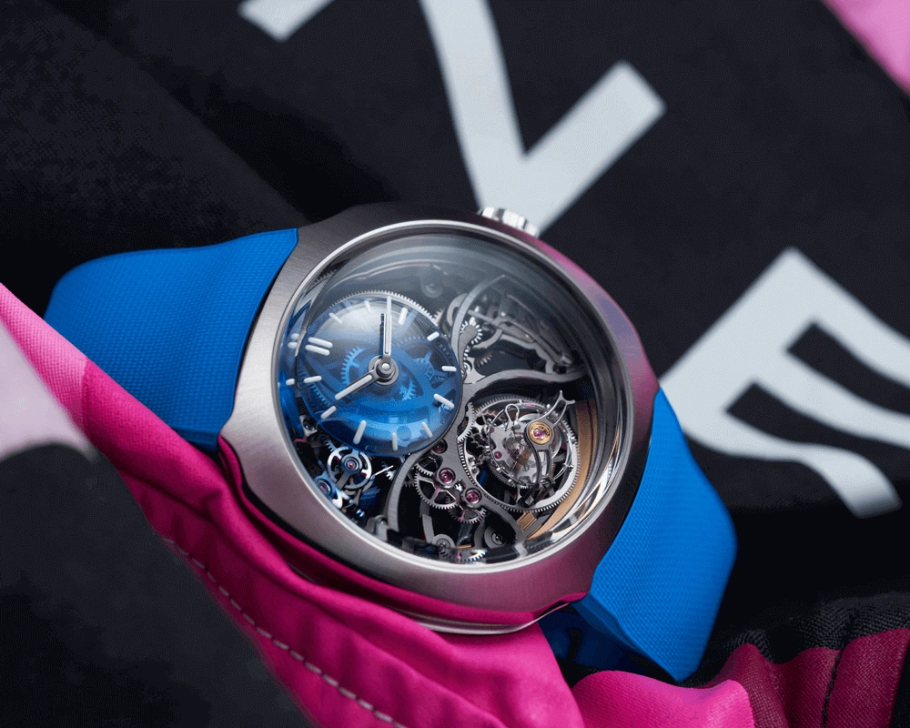 H. Moser & Cie. Unveils the Streamliner Cylindrical Tourbillon Skeleton Alpine Limited Edition - Cortina Watch Singapore