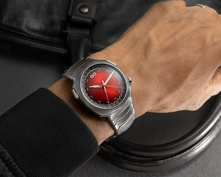 A Bold Tribute in Red: H. Moser & Cie. Celebrates Cortina Watch with Limited Edition Streamliner - Cortina Watch Singapore