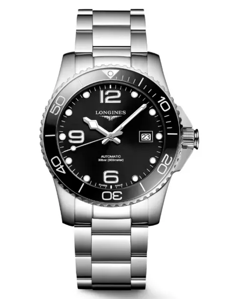HydroConquest (Sunray Black) 41mm - Cortina Watch Singapore