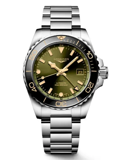HydroConquest (Sunray Green) 41mm - Cortina Watch Singapore