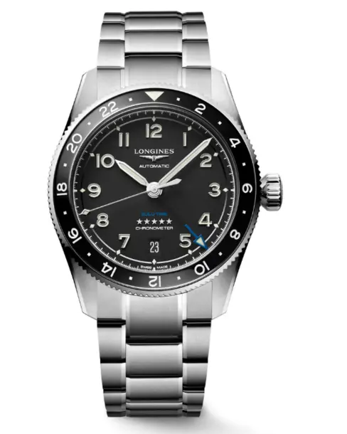 Longines Spirit (Black Matt) 39mm - Cortina Watch Singapore