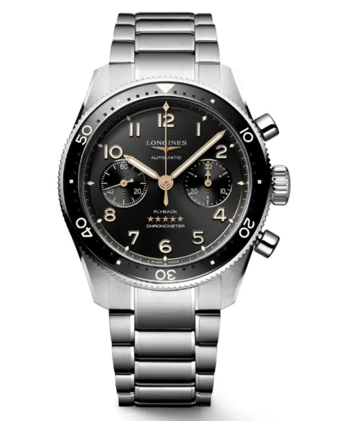 Longines Spirit (Sunray Black) 42mm - Cortina Watch Singapore