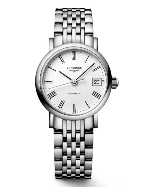 The Longines Elegant Collection (White Matt) 25.5mm - Cortina Watch Singapore