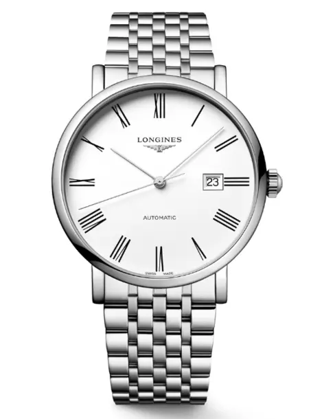 The Longines Elegant Collection (White Matt) 41mm - Cortina Watch Singapore