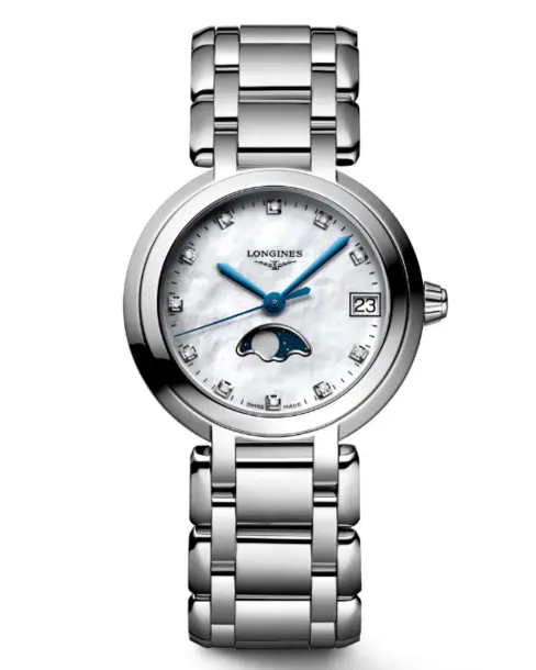 Longines PrimaLuna (Moonphase) - Cortina Watch Singapore