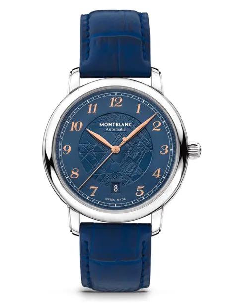 Montblanc Star Legacy Automatic Date 39mm (Blue) - Cortina Watch Singapore