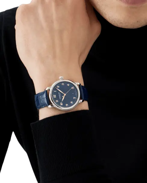 Montblanc Star Legacy Automatic Date 39mm (Blue) - Cortina Watch Singapore