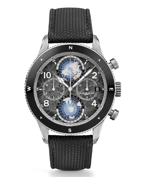 Montblanc 1858 Geosphere Chronograph 0 Oxygen The 8000 - Cortina Watch Singapore