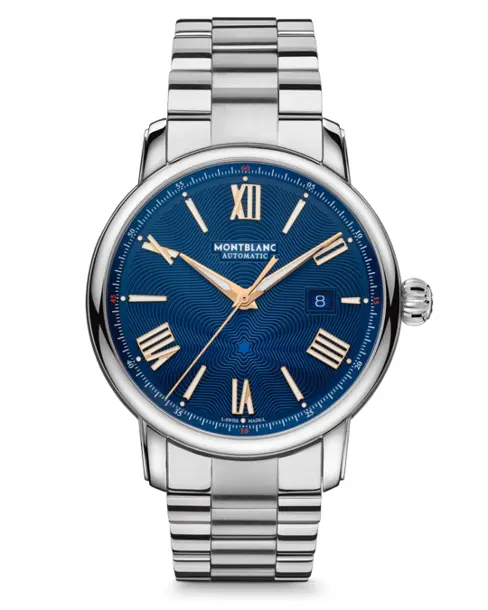 Montblanc Star Legacy Automatic Date 43mm (Blue) - Cortina Watch Singapore