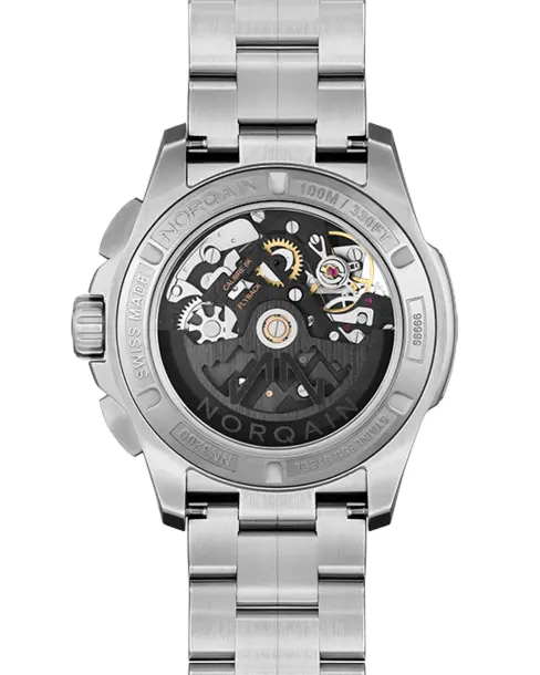 Independence Skeleton Chrono 42mm (Steel) - Cortina Watch Singapore