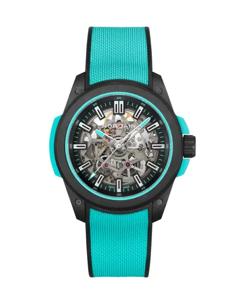 Wild ONE Skeleton Turquoise 42mm - Cortina Watch Singapore