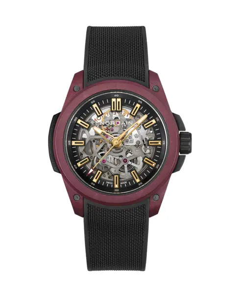 Wild ONE Skeleton Burgundy 42mm - Cortina Watch Singapore