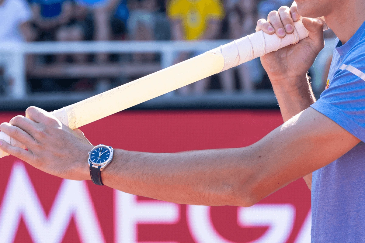 The OMEGA Seamaster Aqua Terra Inspired by Armand “Mondo” Duplantis - Cortina Watch Singapore