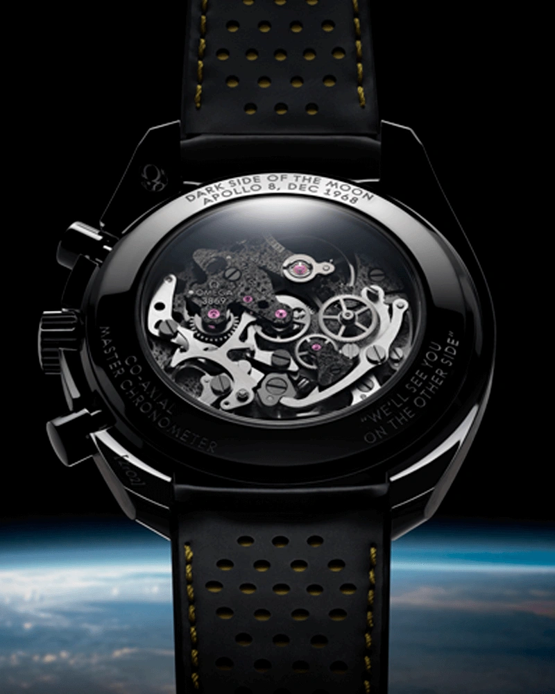 OMEGA Orbits the Apollo 8 Story with a New Dark Side of the Moon - Cortina Watch Singapore