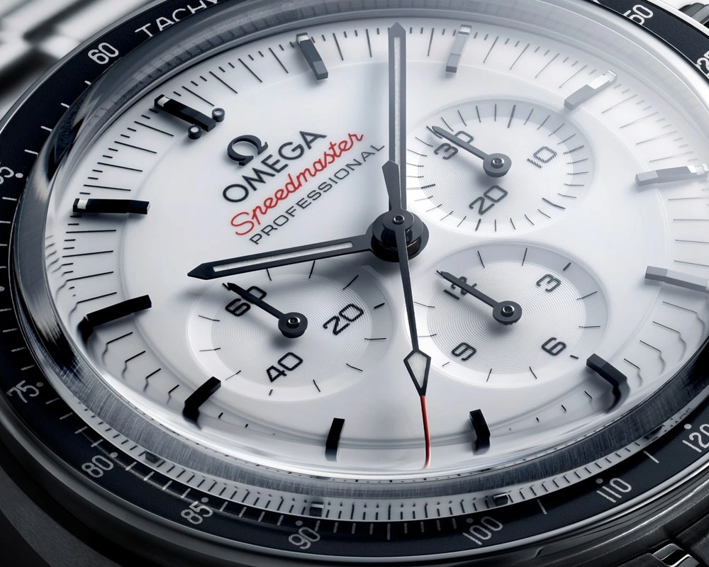 OMEGA Launches New Speedmaster Moonwatch with Lacquered White Dial - Cortina Watch Singapore