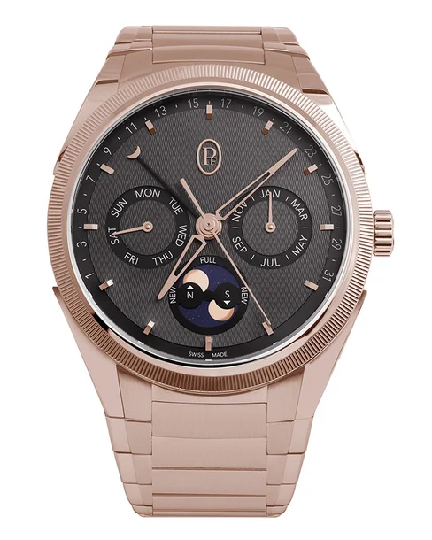 Tonda PF Annual Calendar Rose Gold Warm Grey - Cortina Watch Singapore