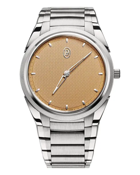Tonda PF Micro-Rotor No Date Steel Platinum Golden Siena - Cortina Watch Singapore