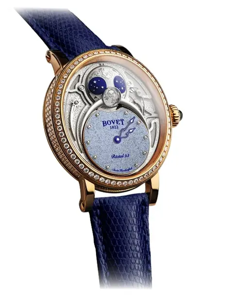 Récital 23 Sky Blue Guilloché - Cortina Watch Singapore