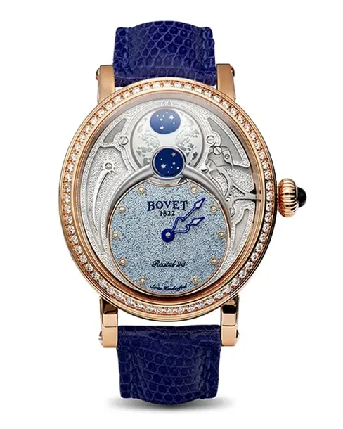 Récital 23 Sky Blue Guilloché - Cortina Watch Singapore