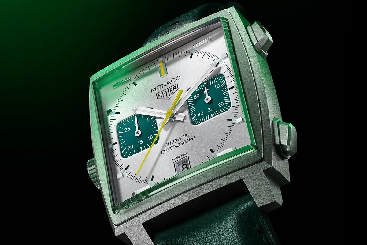 TAG Heuer Enters Its New Racing Chapter with the Monaco Chronograph Racing Green - Cortina Watch Singapore