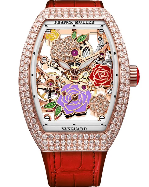 Vanguard Rose Skeleton - Cortina Watch Singapore