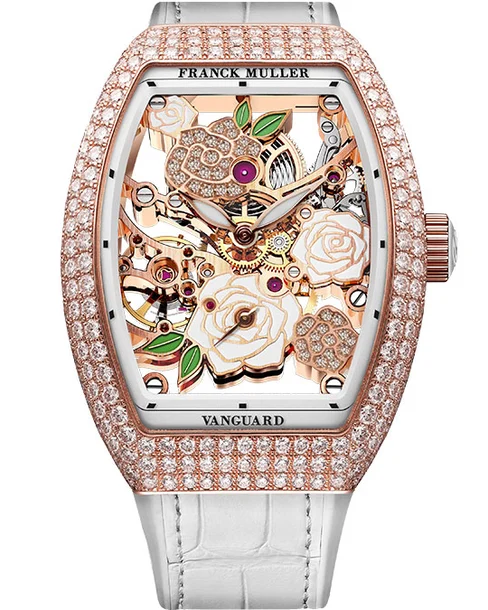 Vanguard Rose Skeleton - Cortina Watch Singapore