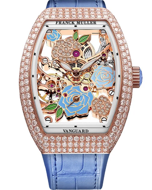 Vanguard Rose Skeleton - Cortina Watch Singapore